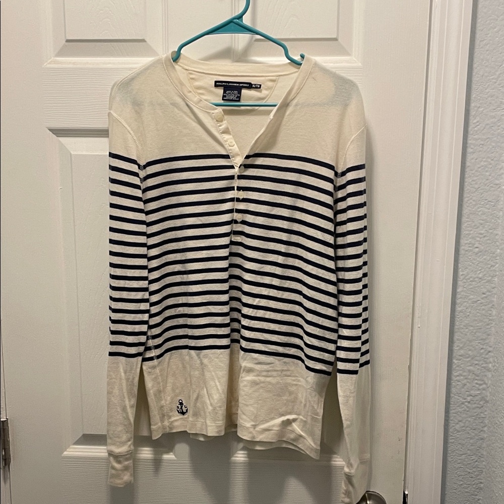 Polo Ralph Lauren Nautical Striped Long Sleeve Shirt